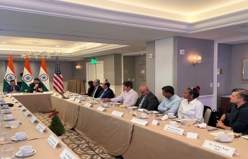 On 5 December, 2024, Consulate General of India organised a Tech roundtable in San Francisco with representatives, investors and startups in Media, Entertainment, & AVGC (Animation, Visual Effects, Gaming, Comics) sectors to promote @WAVESummitIndia, scheduled from 05-09 February, 2025 at Bharat Mandapam, New Delhi.